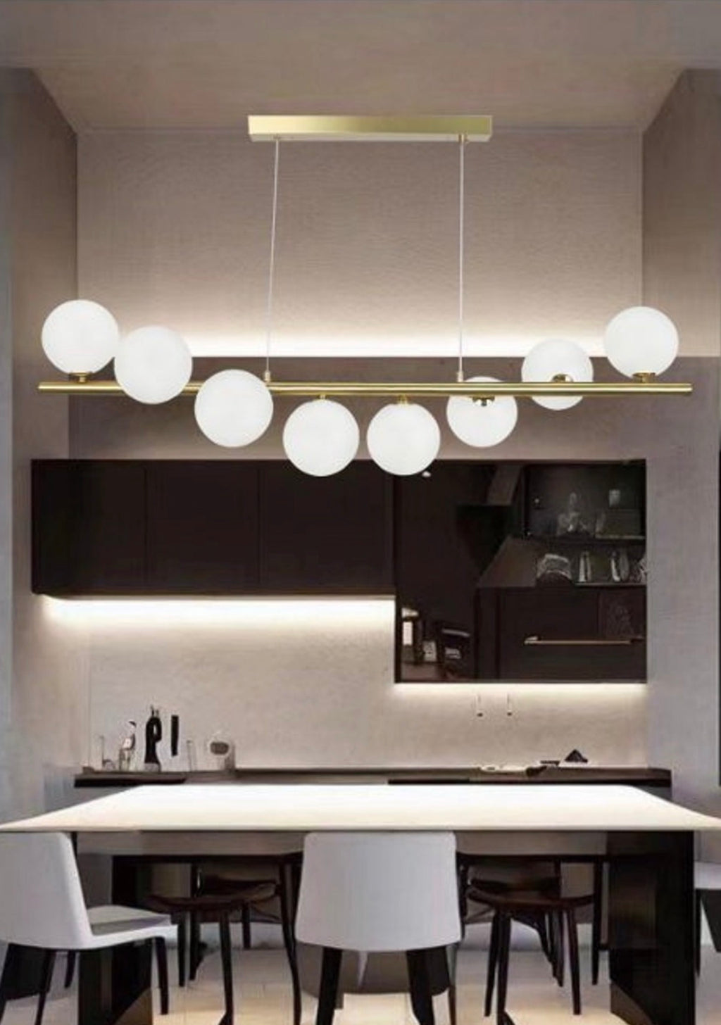 Lampadario 8 sfere