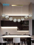 Lampadario 8 sfere