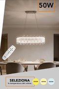 Lampadario a sospensione Con cristalli Lux
