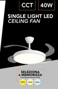 Lampadario/Ventilatore a LED
