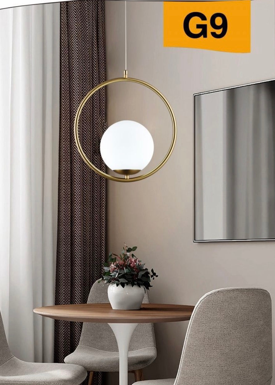 Lampada a sospensione Sfera Cerchio