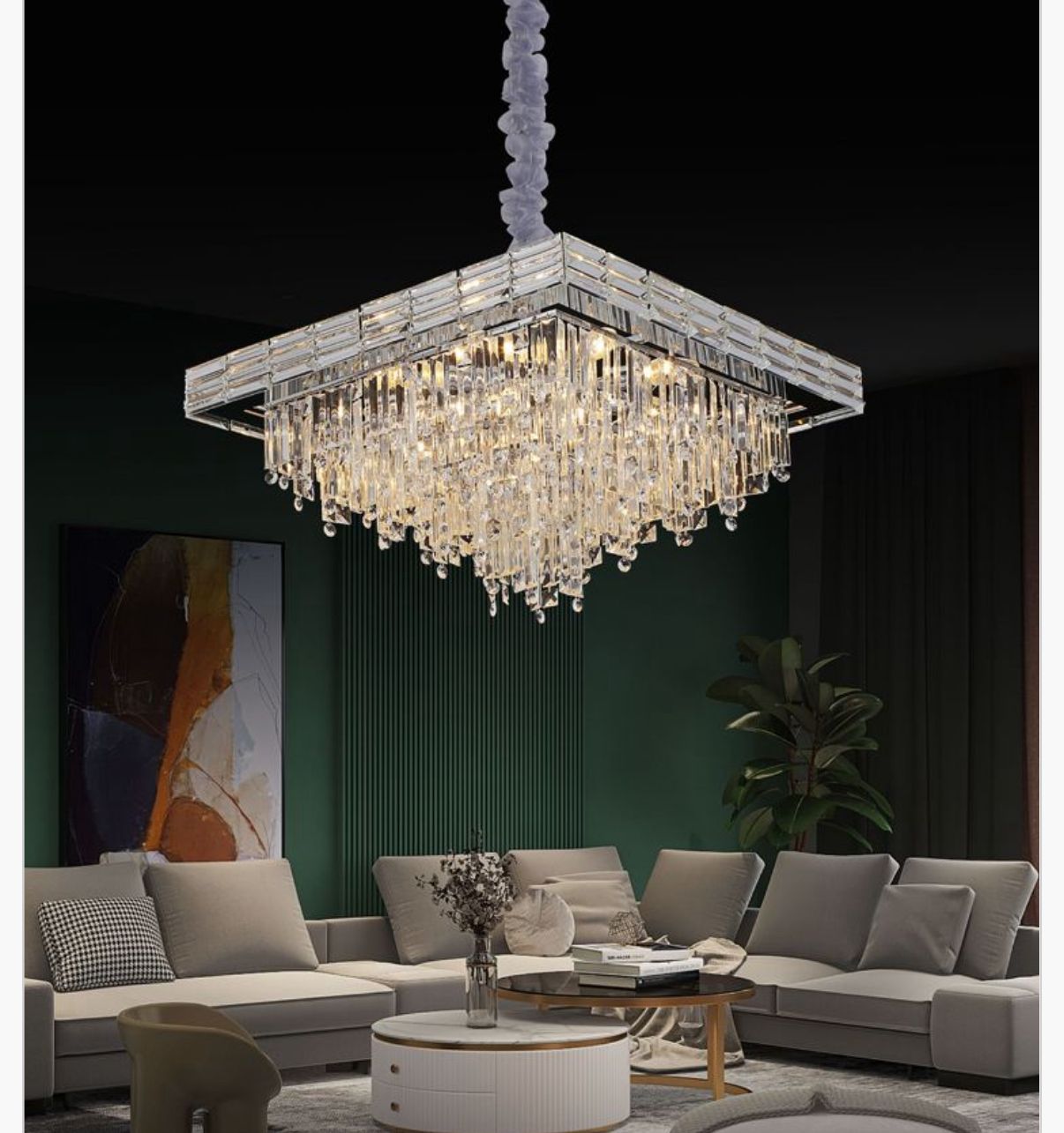 Lampadario in cristallo