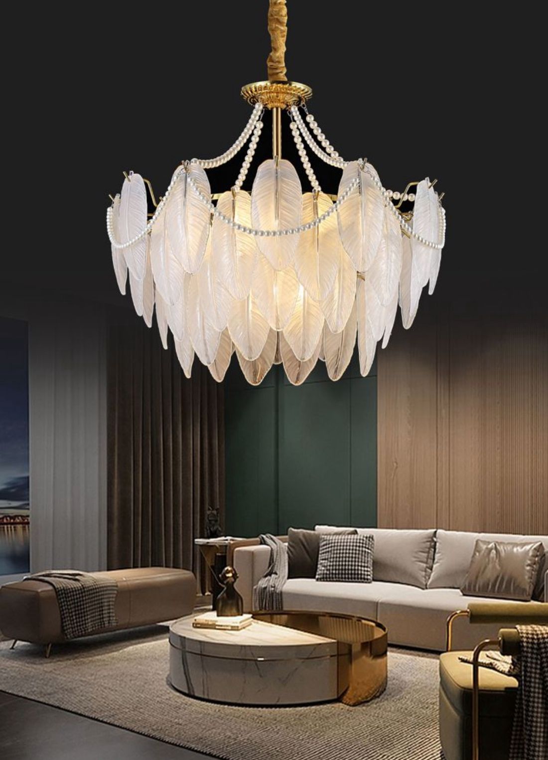 Lampadario "PIUMA"
