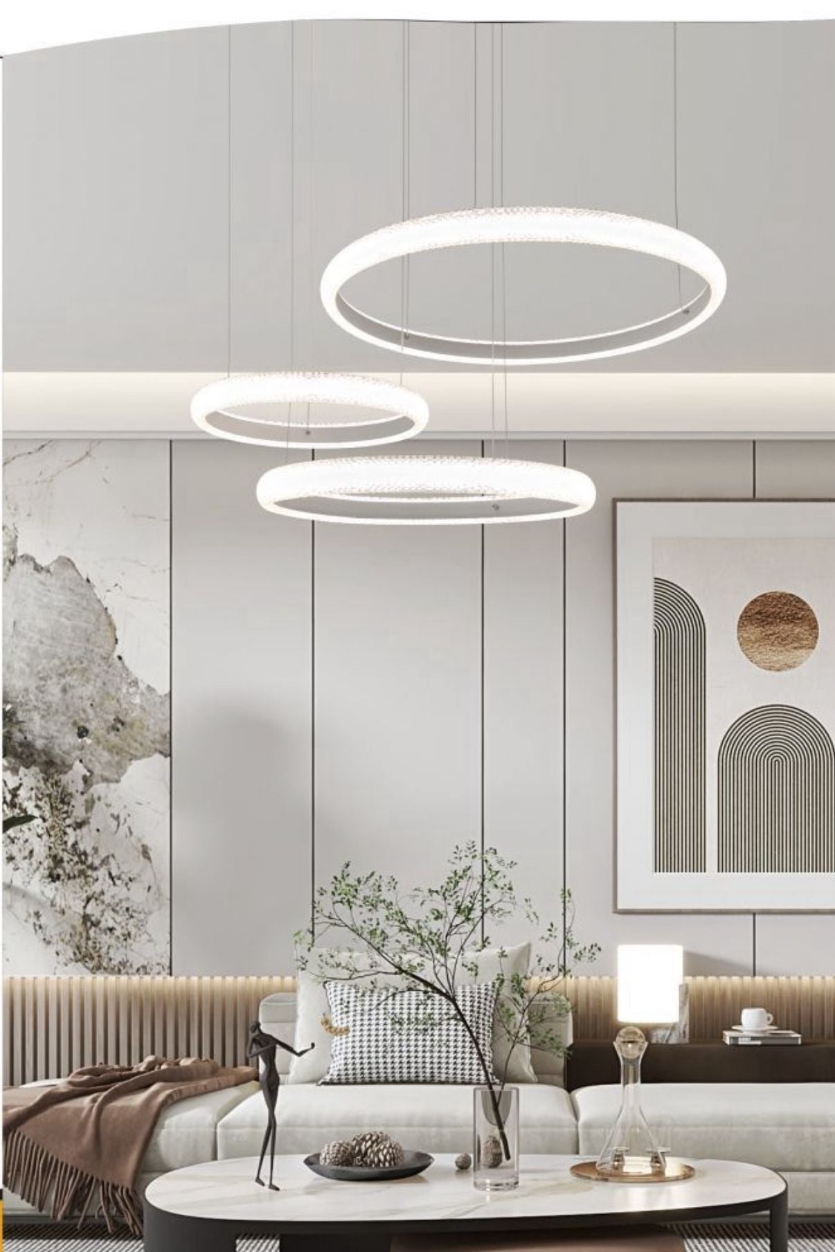 Lampadario 3 Anelli
