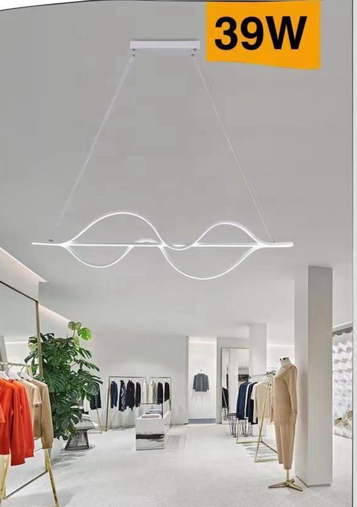 Lampadario Led "CURVE"