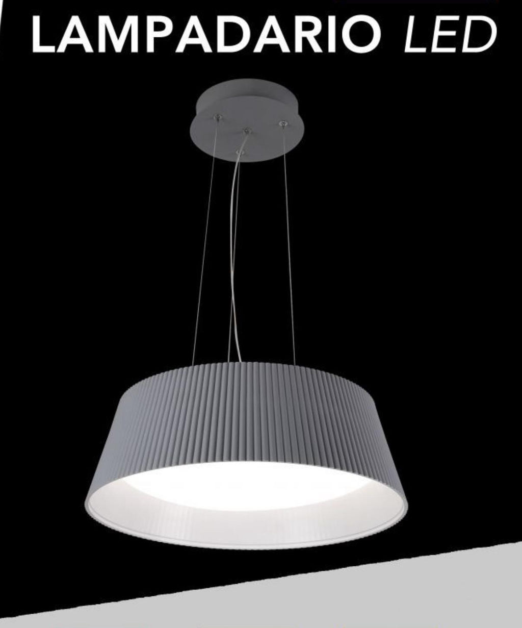 Lampadario Led FINITURA CANNETTATA