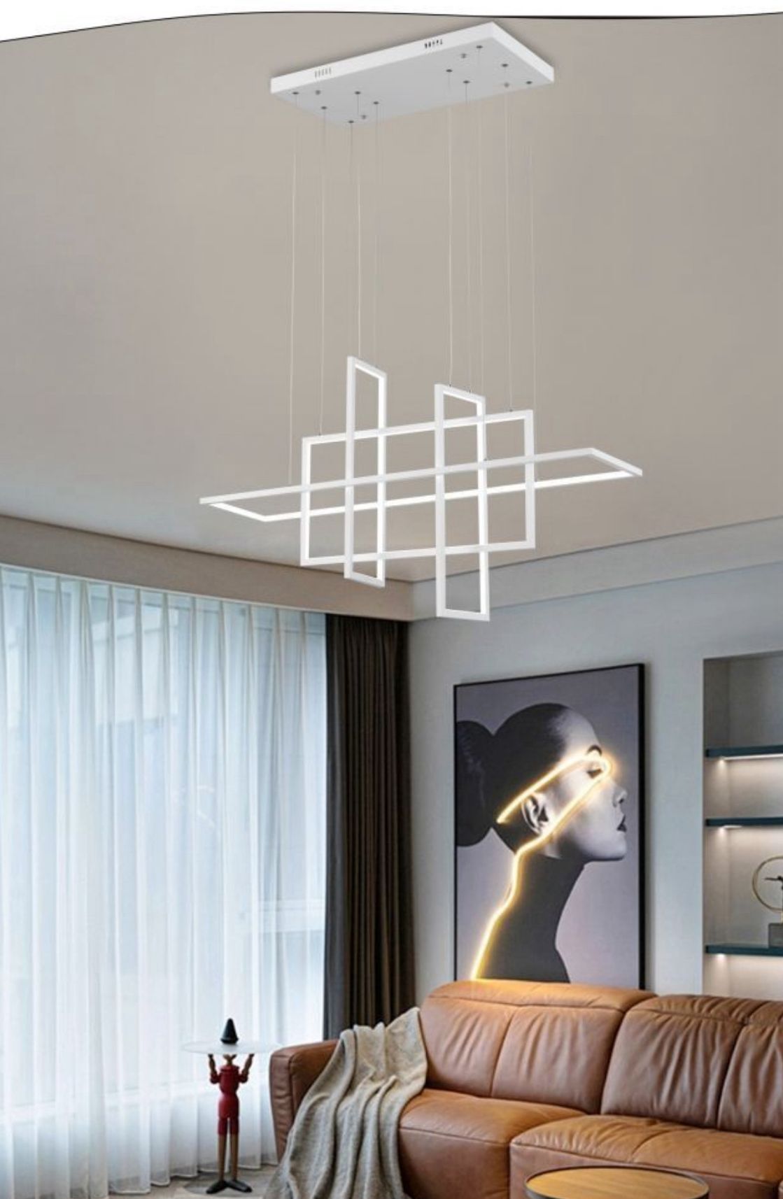 Lampadario Led Geometrico