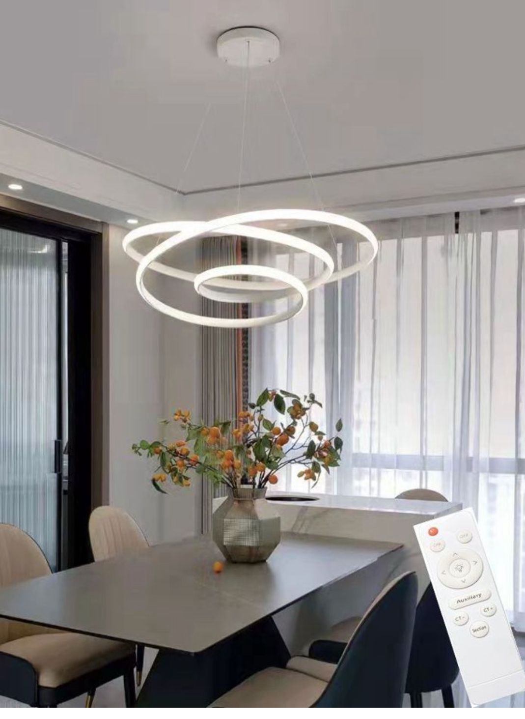 Lampadario a led Spirale