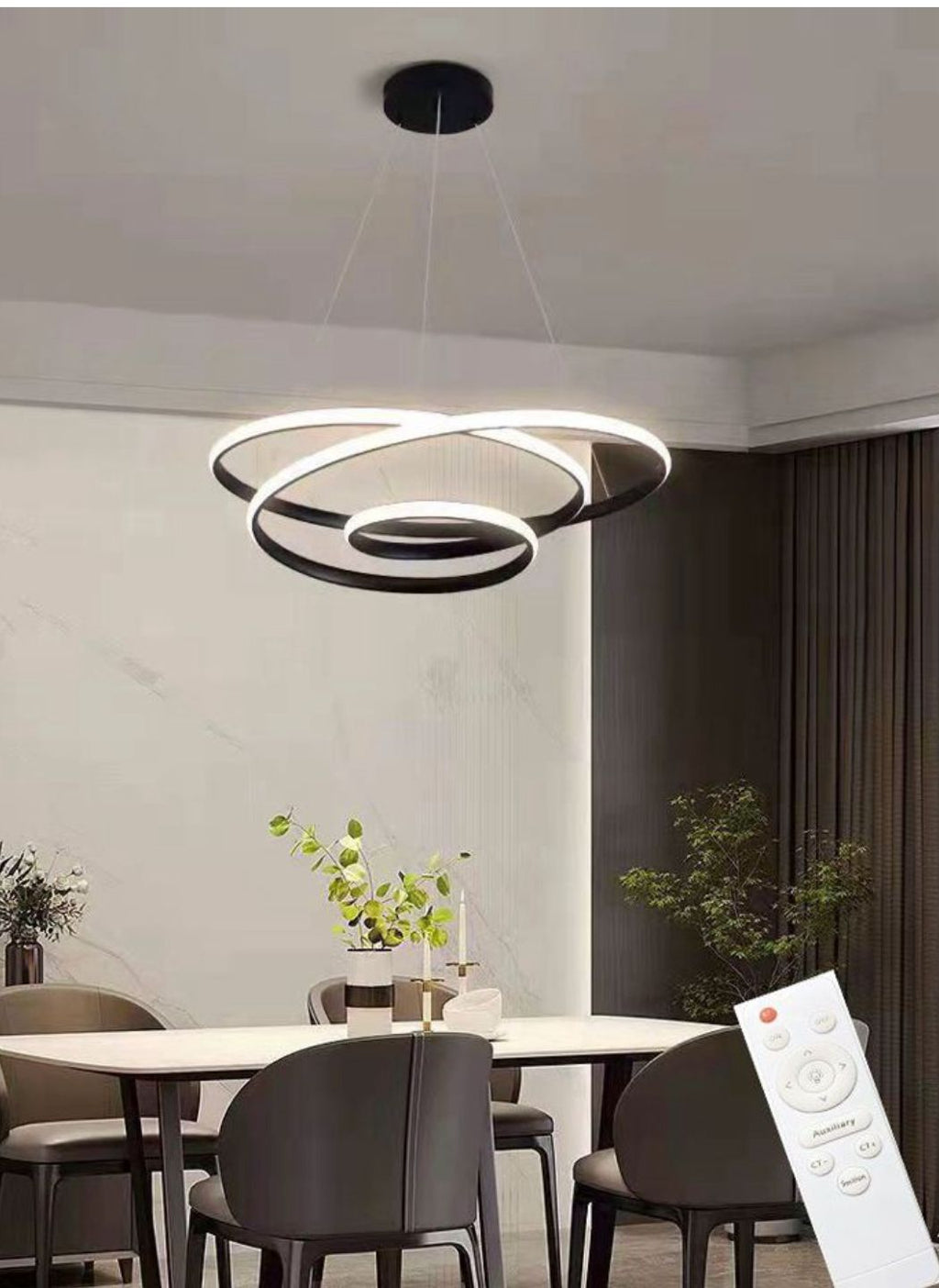 Lampadario a led Spirale