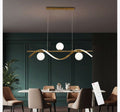 Lampadario 3 sfere +led