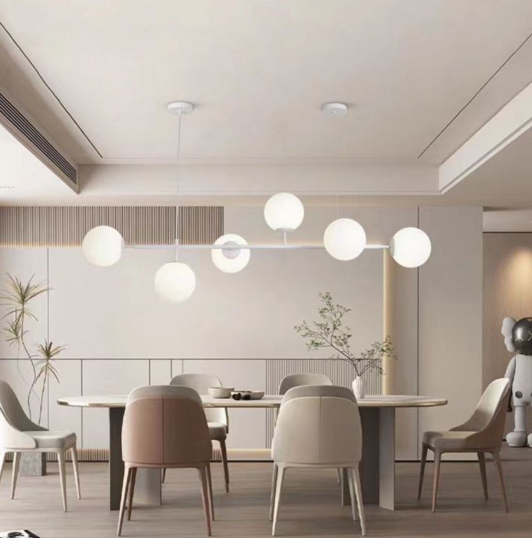 Lampadario 6 sfere