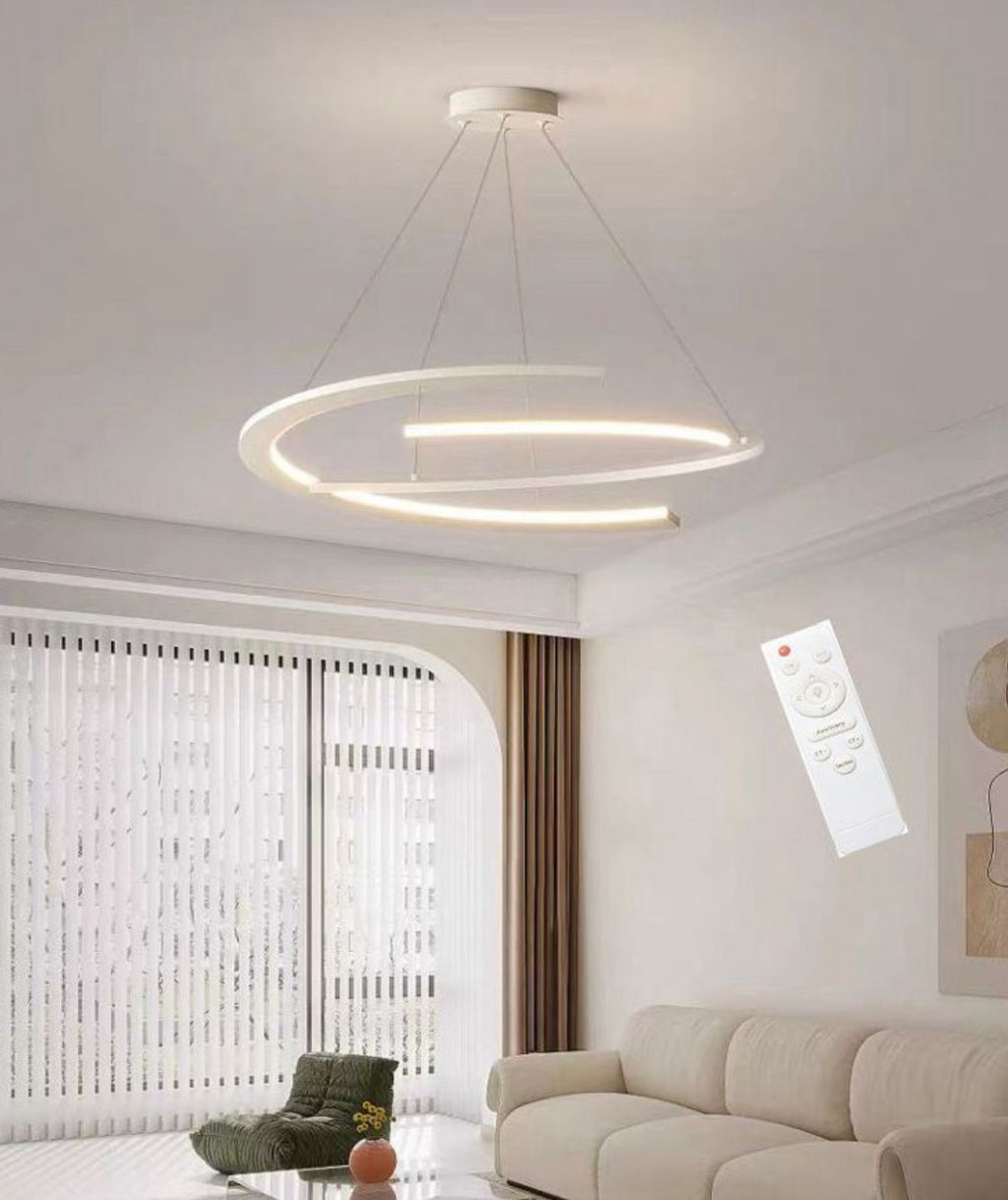 Lampadario a led Design Curvo